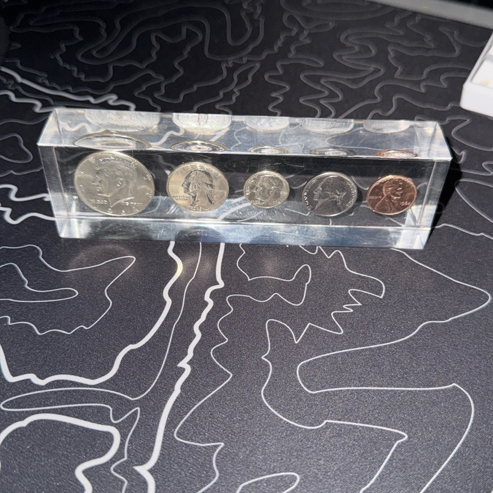 American Currency Display Art